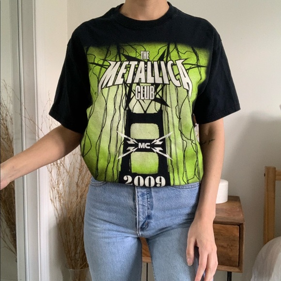 Gildan Tops - The Metallica Club 2008 Black Gildan T-Shirt